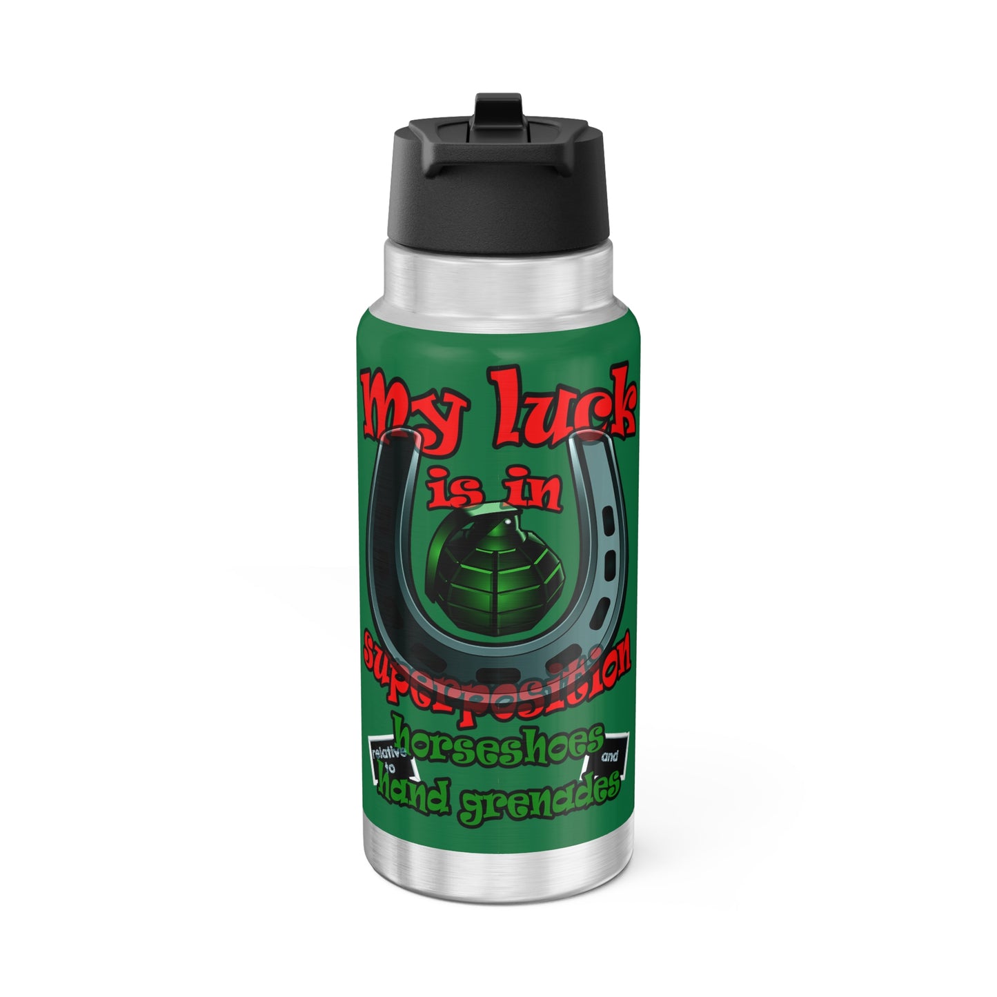 my luck - Gator Tumbler, 32oz (dark green)