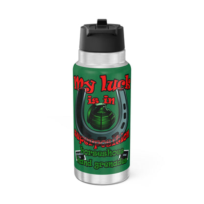my luck - Gator Tumbler, 32oz (dark green)