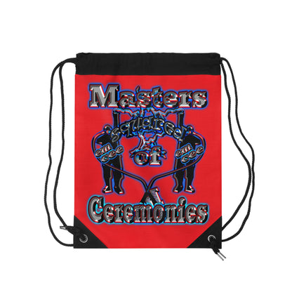 em cee squared - Drawstring Bag (red)