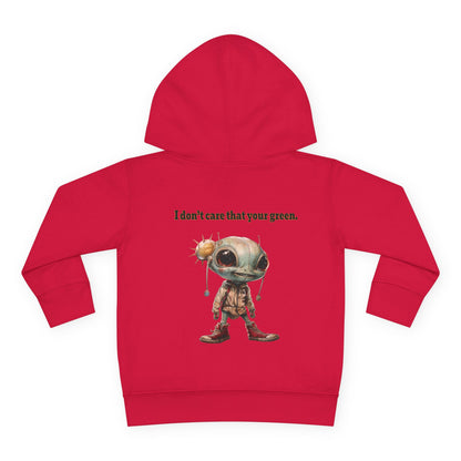 I don't care that your grey - Toddler Pullover Fleece Hoodie