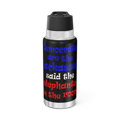 donkeys and elephants - Gator Tumbler, 32oz (black)