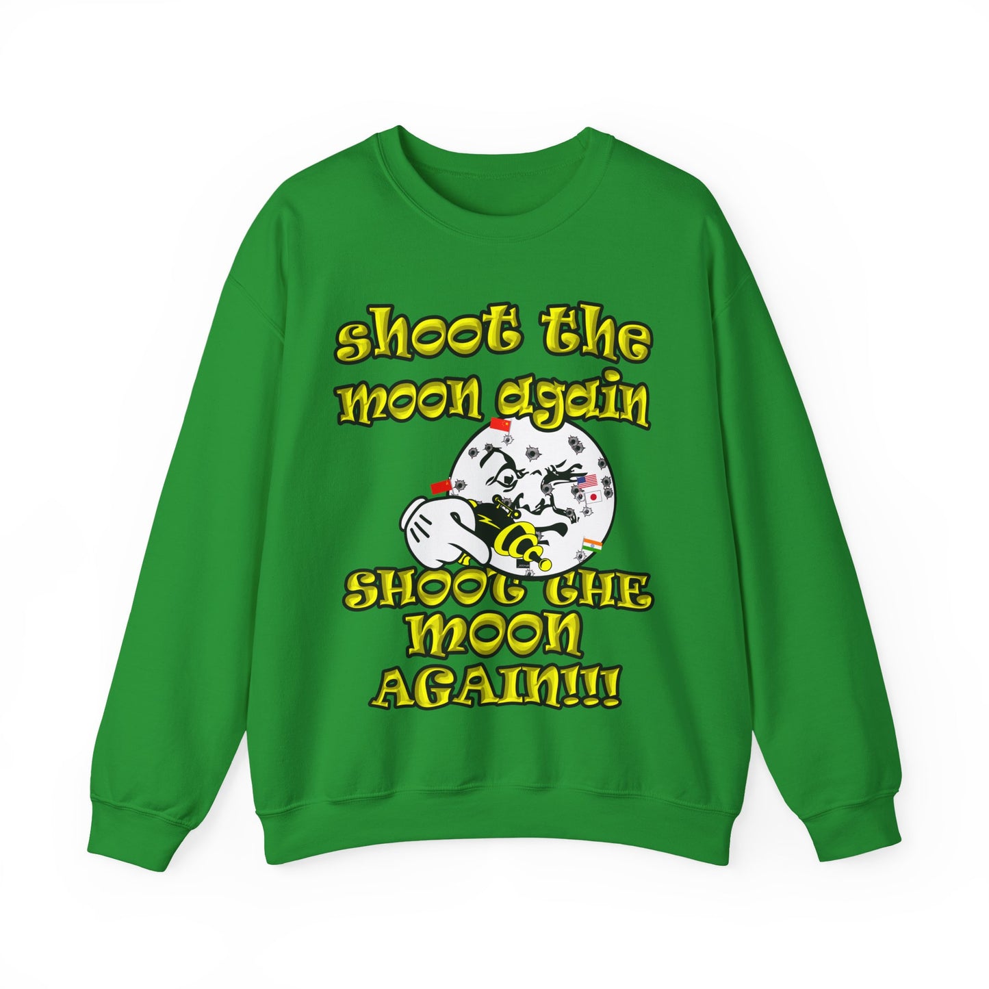 shoot the moon again - Unisex Heavy Blend™ Crewneck Sweatshirt