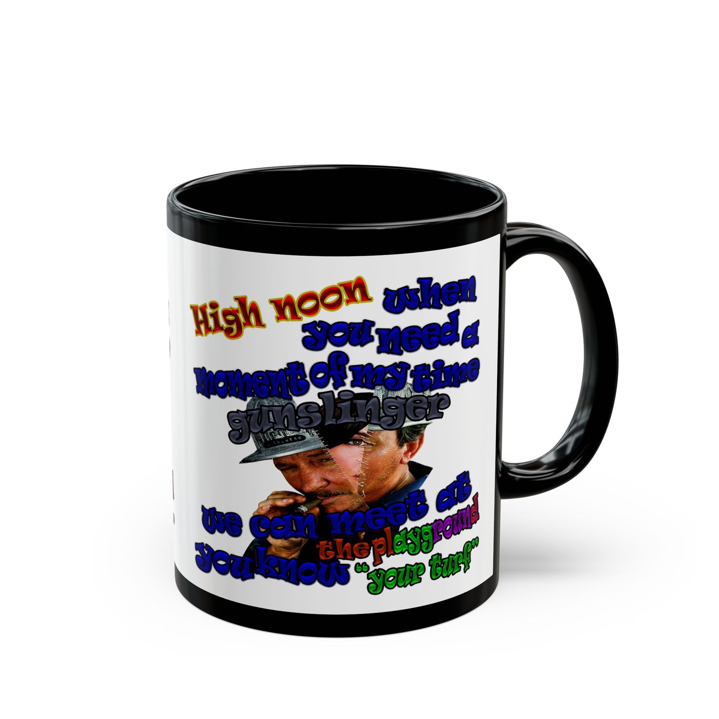 high noon - Black Mug (white)
