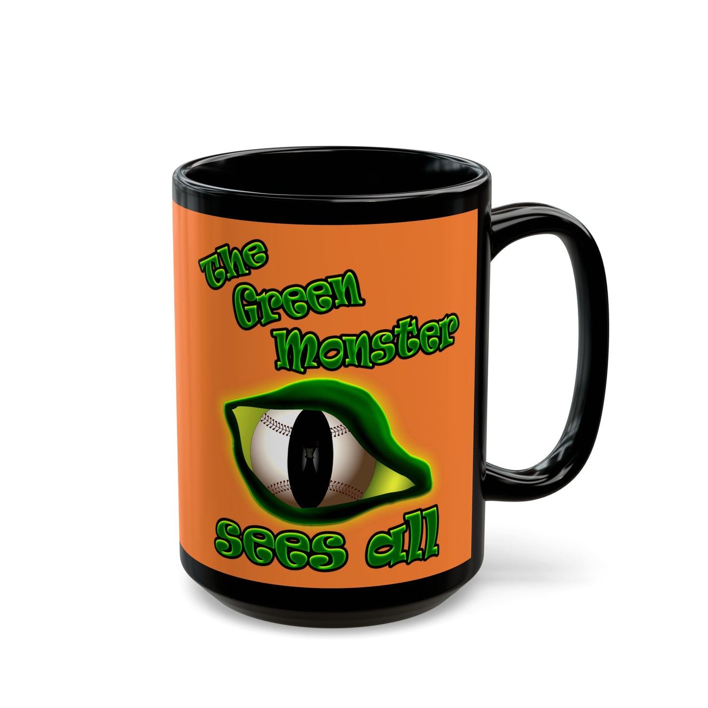 green monster - Black Mug (crusta)