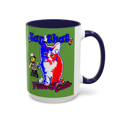 tag that - Accent Mug (green)