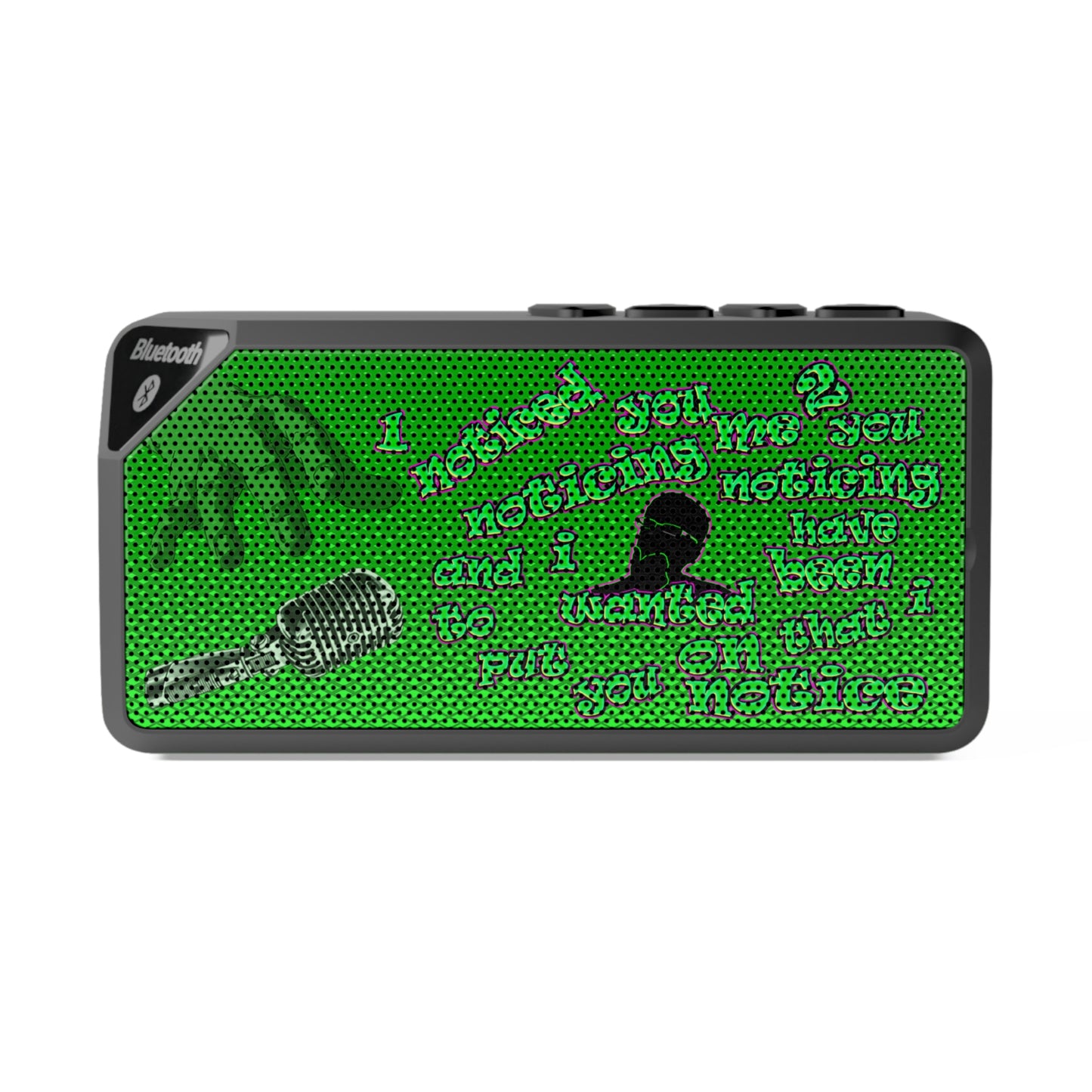 noticed you noticing - Jabba Bluetooth Speaker (logo green)