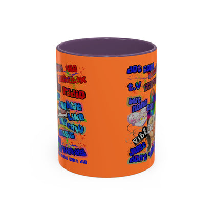 drop the beat - Accent Mug (crusta)