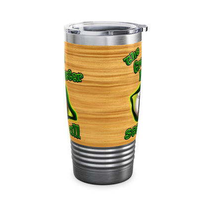 green monster - Ringneck Tumbler, 20oz (butterscotch wood finish)