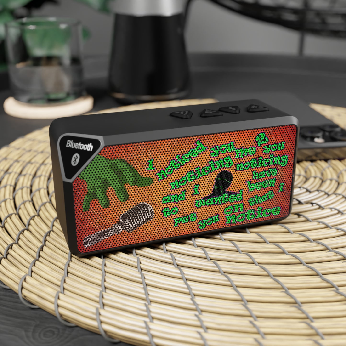 noticed you noticing - Jabba Bluetooth Speaker (burnt orange)