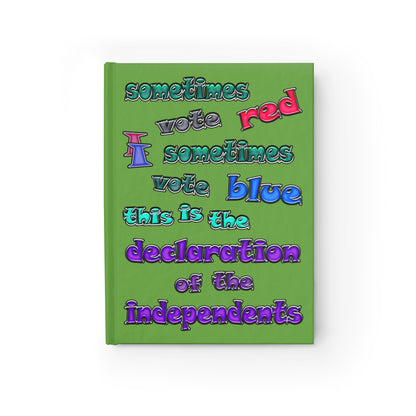declaration of the independents - journal-blank (green)