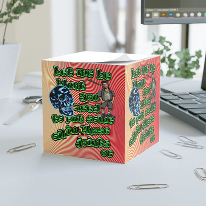 og - note cube (yellow-orange wave)