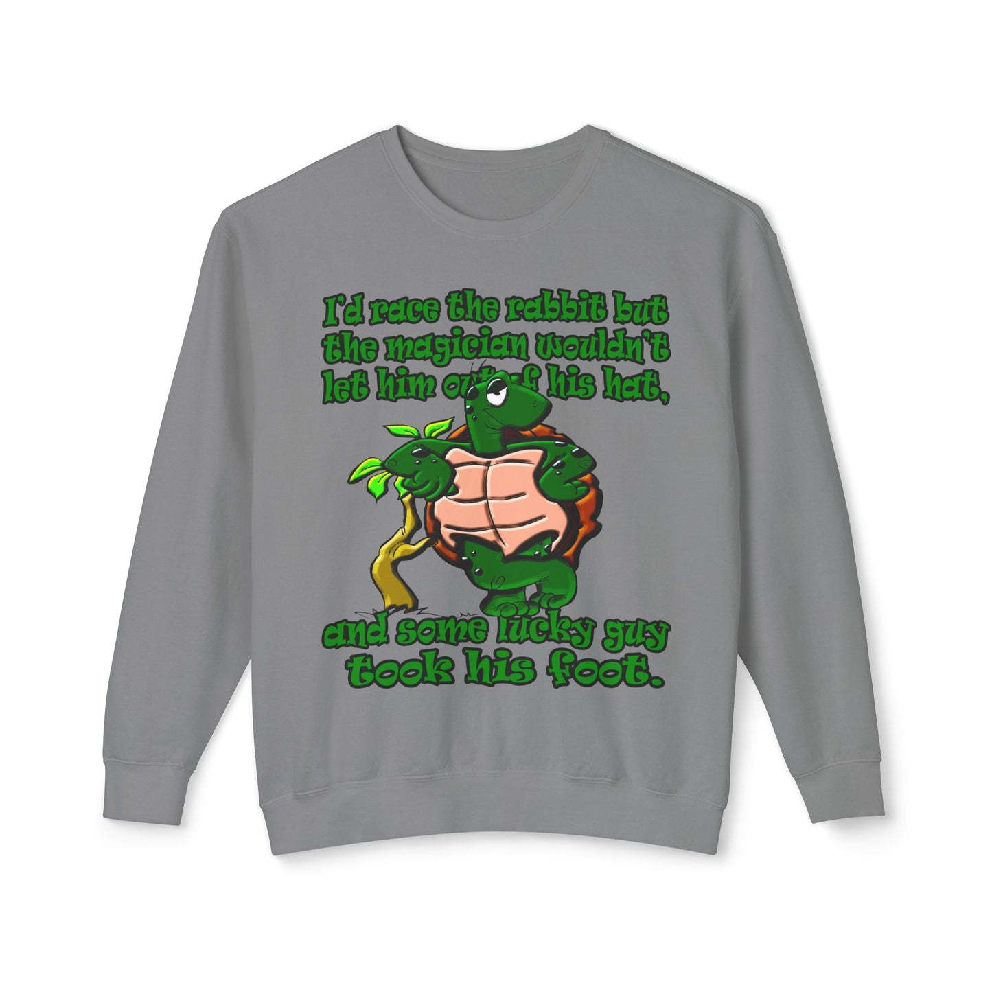 turtle race - Unisex Lightweight Crewneck Sweatshirt