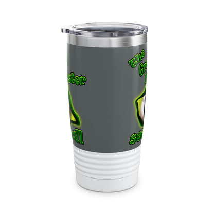 green monster - Ringneck Tumbler, 20oz (dark grey)