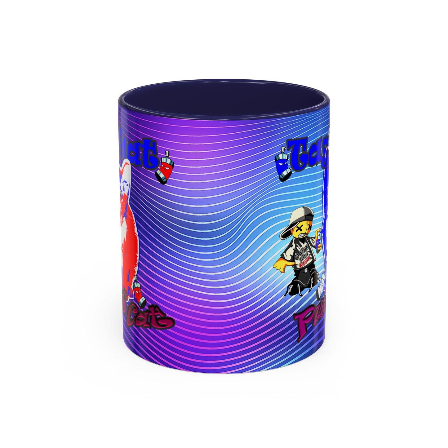 tag that - Accent Mug (purple wave)
