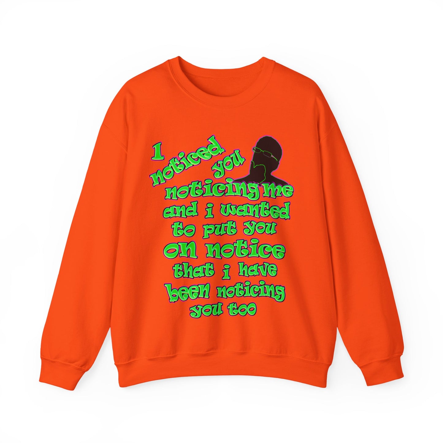 noticed you noticing - Unisex Heavy Blend™ Crewneck Sweatshirt