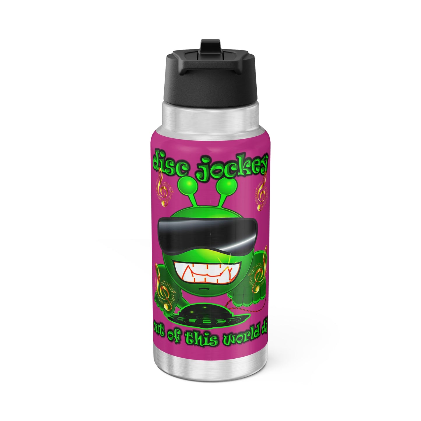 disc jockey - Gator Tumbler, 32oz (pink)