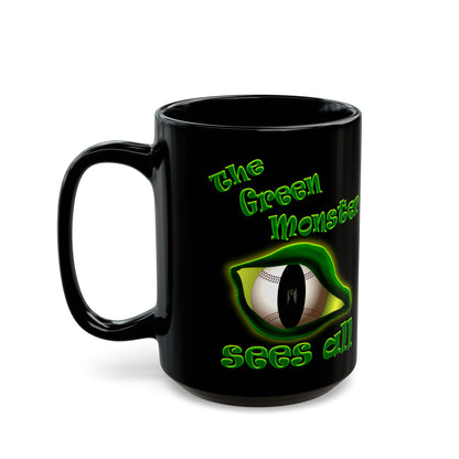 green monster - Black Mug (black)