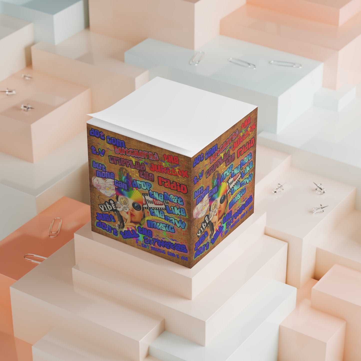 drop the beat - note cube (brown papyrus)