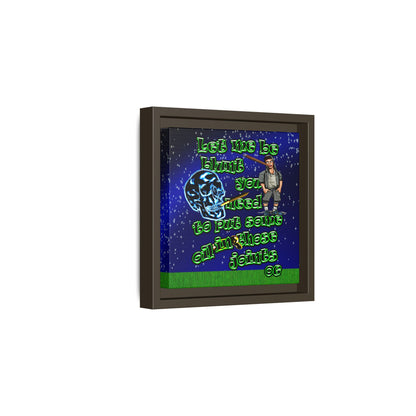og - framed canvas art ('snoops' background)