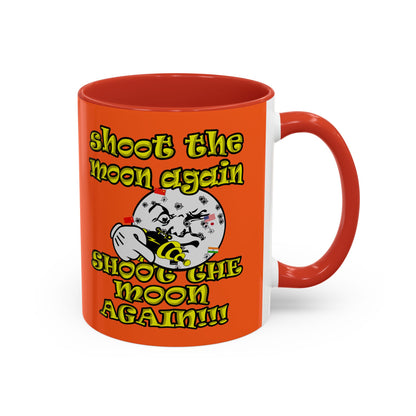 shoot the moon again - Accent Mug (orange)