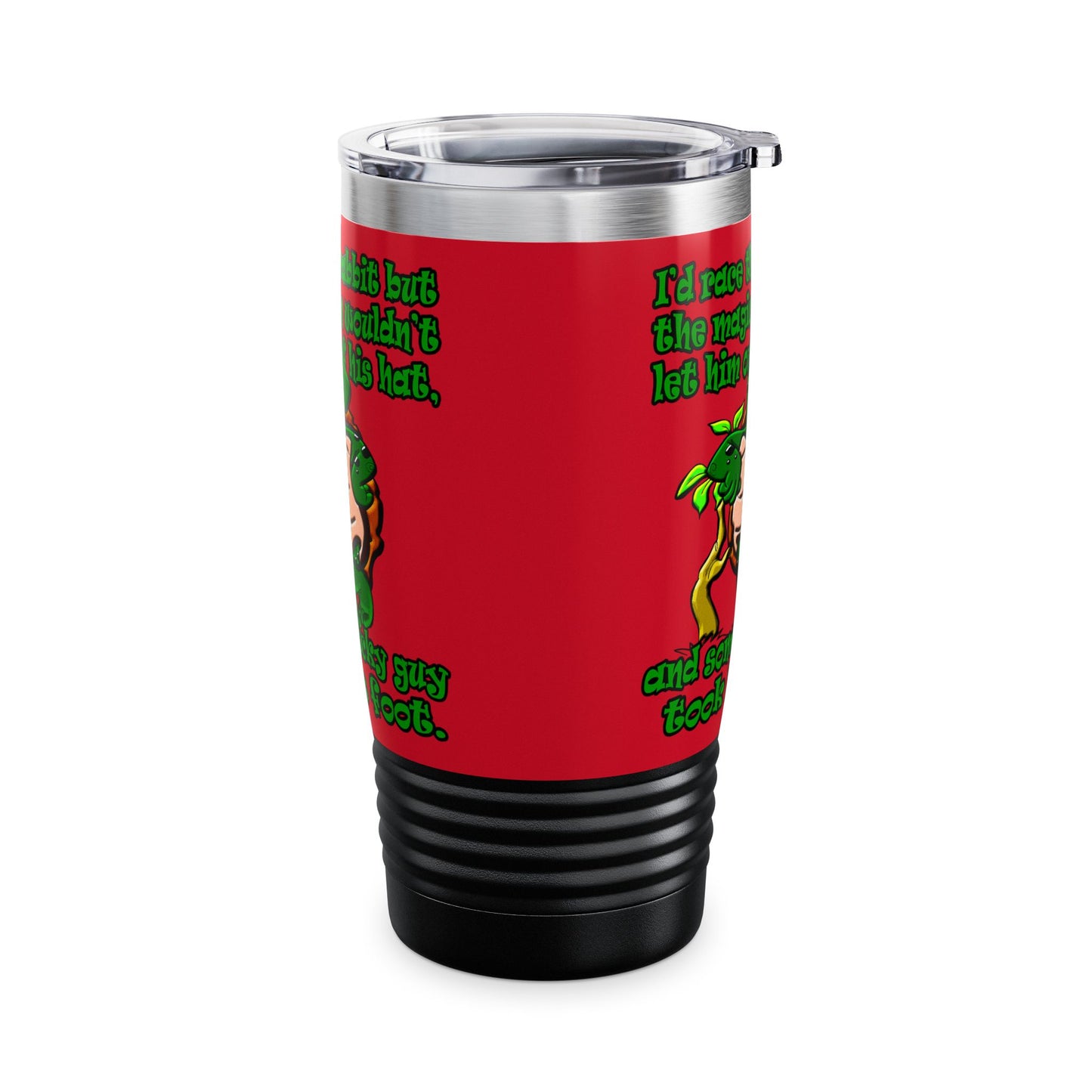 turtle race - Ringneck Tumbler, 20oz (dark red)