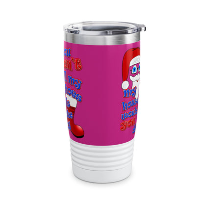 santa's shoes - Ringneck Tumbler, 20oz (pink)