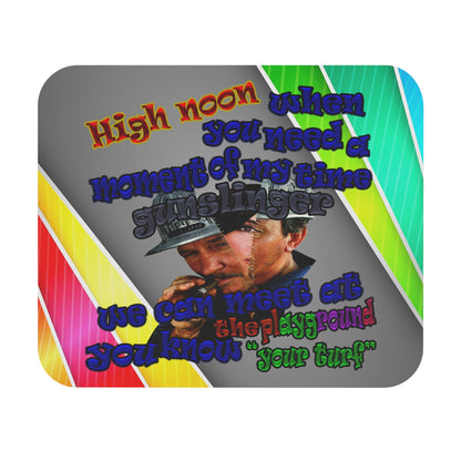 high noon - Mouse Pad (Rectangle) (rainbow split)