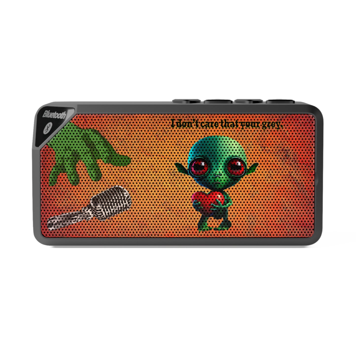 I don't care that your grey - Jabba Bluetooth Speaker (burnt orange)