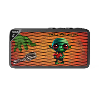 I don't care that your grey - Jabba Bluetooth Speaker (burnt orange)
