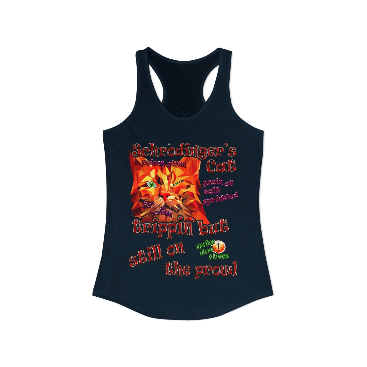 schrodinger's cat - Women's Ideal Racerback Tank