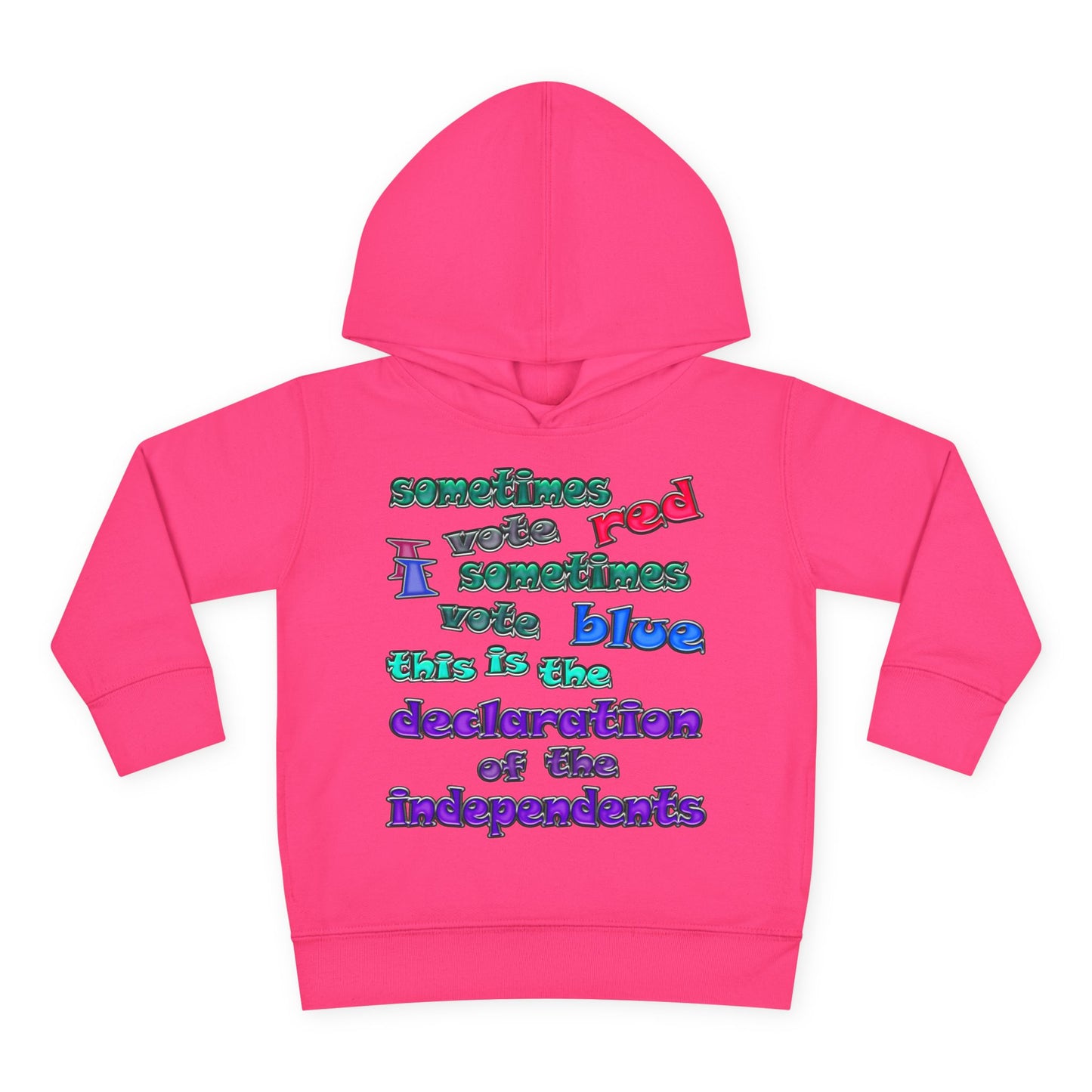 declaration of the independents - Toddler Pullover Fleece Hoodie