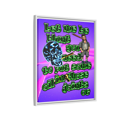 og - framed canvas art (purple-pink wave)