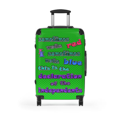 declaration of the independents - Suitcase (logo green)