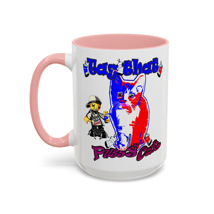 tag that - Accent Mug (white)