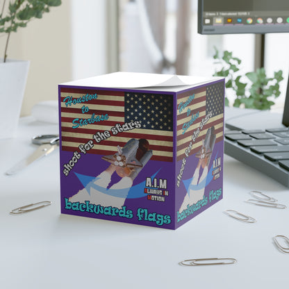 shoot for the stars - note cube (purple)