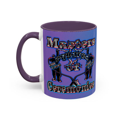 em cee squared - Accent Mug (light blue-purple wave)