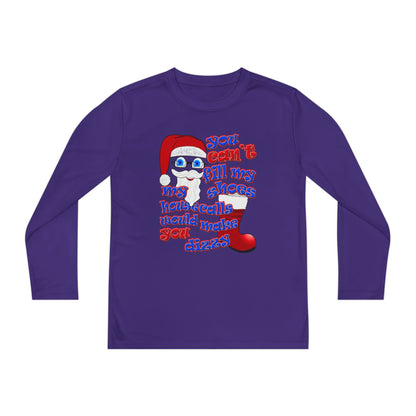 santa's shoes - Youth Long Sleeve Competitor Tee
