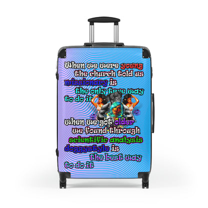 doggystyle - Suitcase (light blue-purple wave)