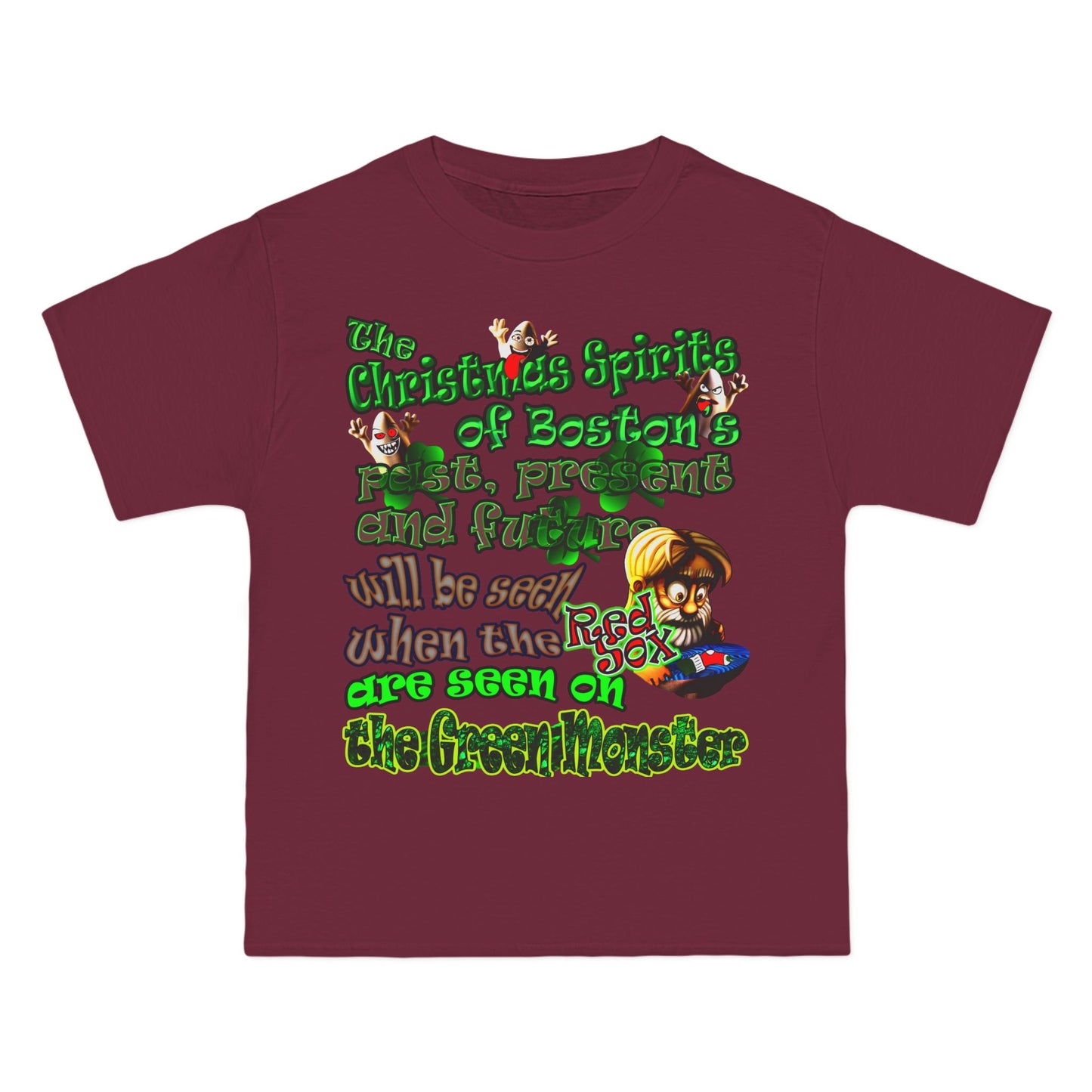 christmas spirits of boston - Beefy-T®  Short-Sleeve T-Shirt