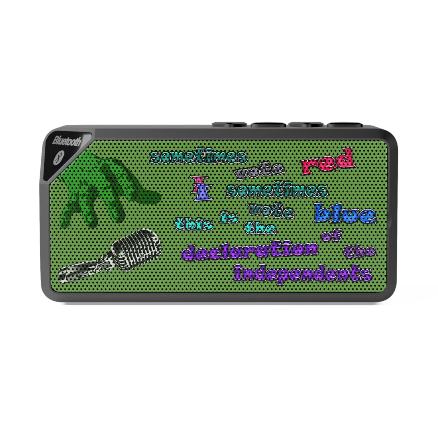 declaration of the independents - Jabba Bluetooth Speaker (green)