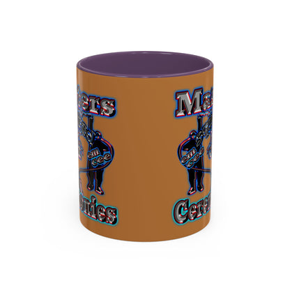 em cee squared - Accent Mug (light brown)