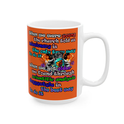 doggystyle - White Mug (orange)