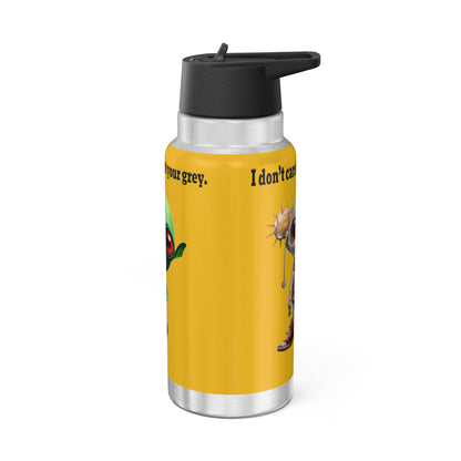 I don't care that your grey - Gator Tumbler, 32oz (yellow)