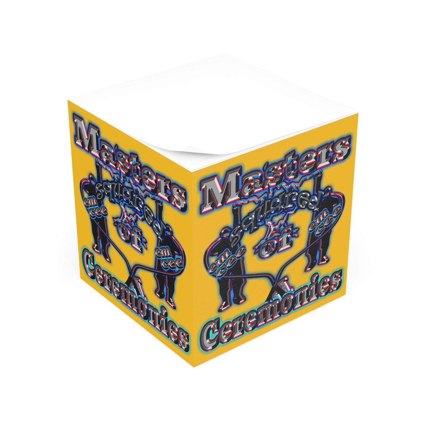 em cee squared - note cube (yellow)