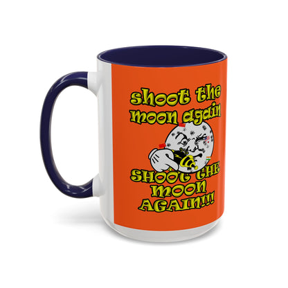 shoot the moon again - Accent Mug (orange)