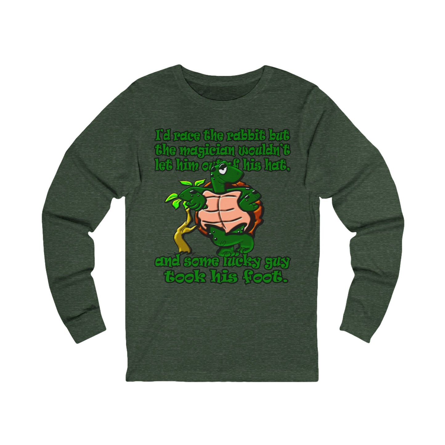 turtle race - Unisex Jersey Long Sleeve Tee