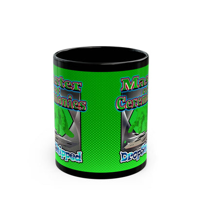 logo - Black Mug (logo green)