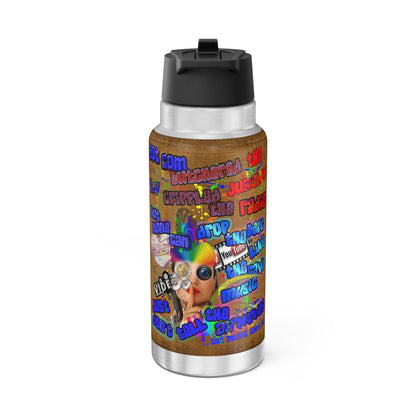 drop the beat - Gator Tumbler, 32oz  (brown papyrus)