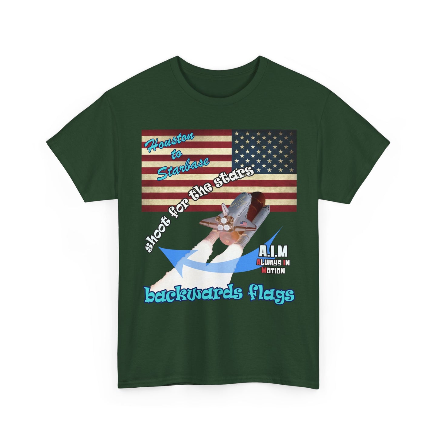 shoot for the stars - Unisex Heavy Cotton Tee