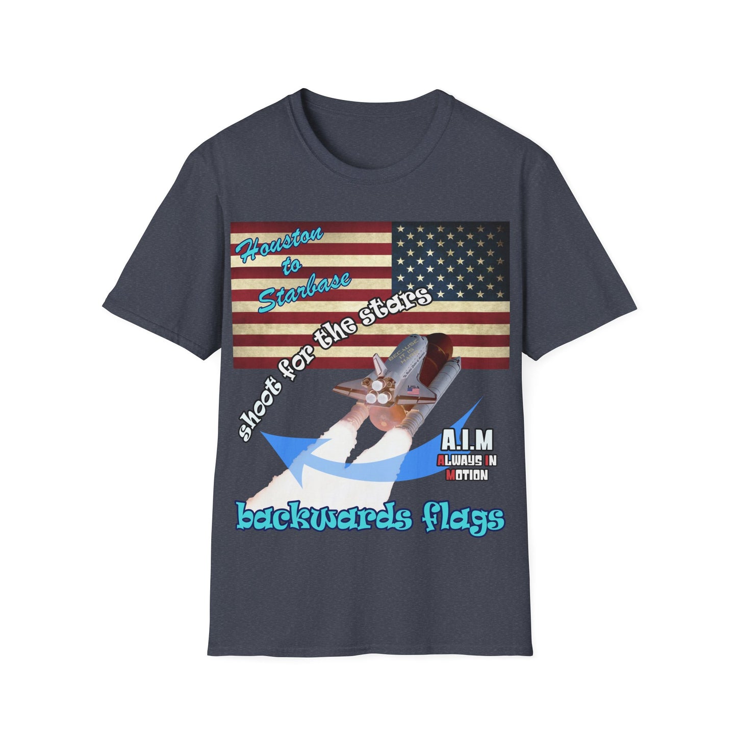 shoot for the stars - Unisex Softstyle T-Shirt
